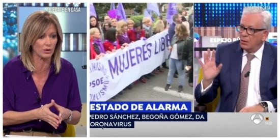 Susanna Griso se niega a pedir disculpas por haber jaleado la marcha 'feminazi' del 8-M y un colaborador desmonta sus excusas