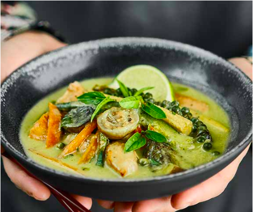 Curry verde tailandes