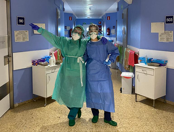 Reflexi&oacute;n de una enfermera en la planta de infectados en el Hospital de San Eloy de Baracaldo