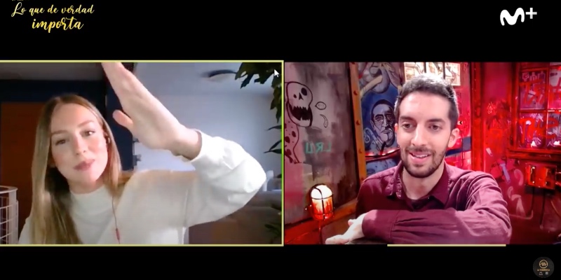 Ester Exp&oacute;sito descubre en TV c&oacute;mo surgi&oacute; el v&iacute;deo 'perreando' en su habitaci&oacute;n con el que arras&oacute; la Red