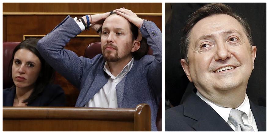 Losantos denuncia la última puñalada de Podemos a la libertad: "Retuitear un simple meme de Iglesias o Montero nos convertirá en criminales"