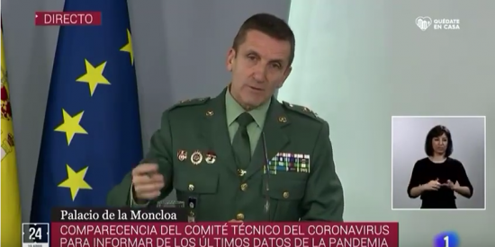 As&iacute; pudre este Gobierno las instituciones: El Jefe del Estado Mayor de la Guardia Civil asume que su misi&oacute;n en "minimizar las cr&iacute;ticas" a S&aacute;nchez