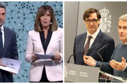 El bulo de Illa y Sim&oacute;n, jaleado por TVE, para colar la falsedad de que han aplanado la curva por coronavirus