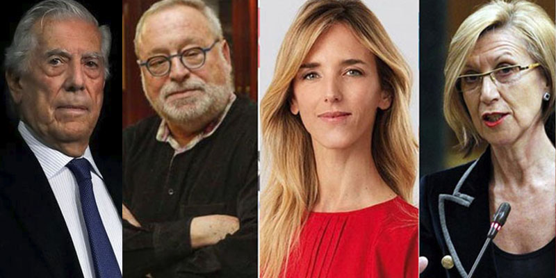 Vargas Llosa, &Aacute;lvarez de Toledo, Savater, Rosa D&iacute;ez y otros 146 lanzan un manifiesto contra el "poder desmedido"