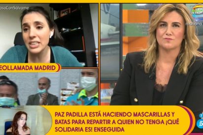 Telecinco blanquea a Irene Montero con m&aacute;s de 19.000 muertos por coronavirus: "Se&ntilde;alar al 8-M no es cient&iacute;fico, es ideol&oacute;gico"