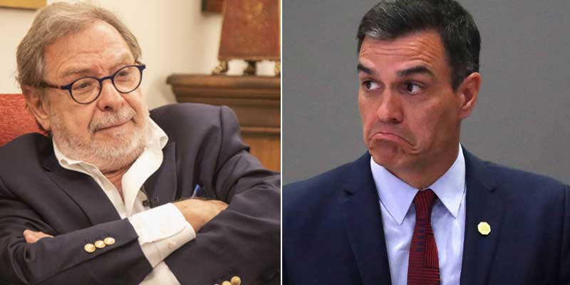 Juan Luis Cebrián y Pedro Sánchez.