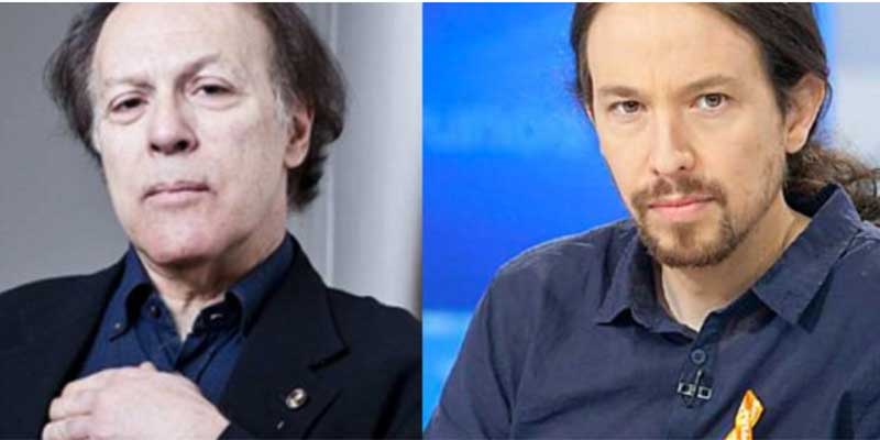 El Javier Marías más contundente aparece con la cuarentena: llama "imbécil" a un locutor de TVE y dice que a Iglesias "le estorba la democracia"