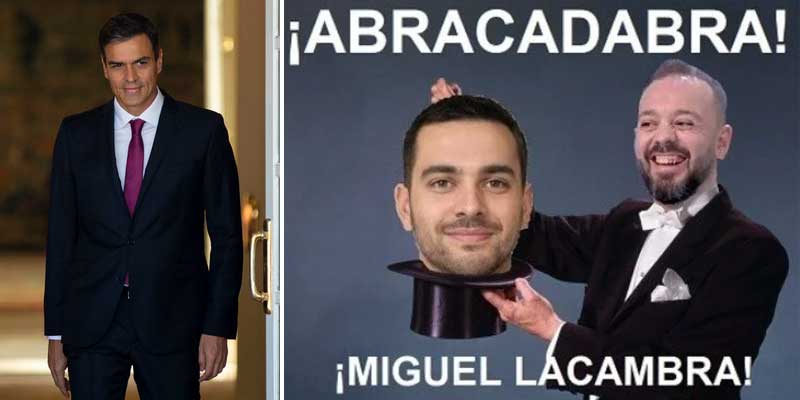La Marea de Maestre y el 'fake' Lacambra piden auxilio a S&aacute;nchez y los tuiteros les desenmascaran: "Dejad de mamar del gobierno, par&aacute;sitos"