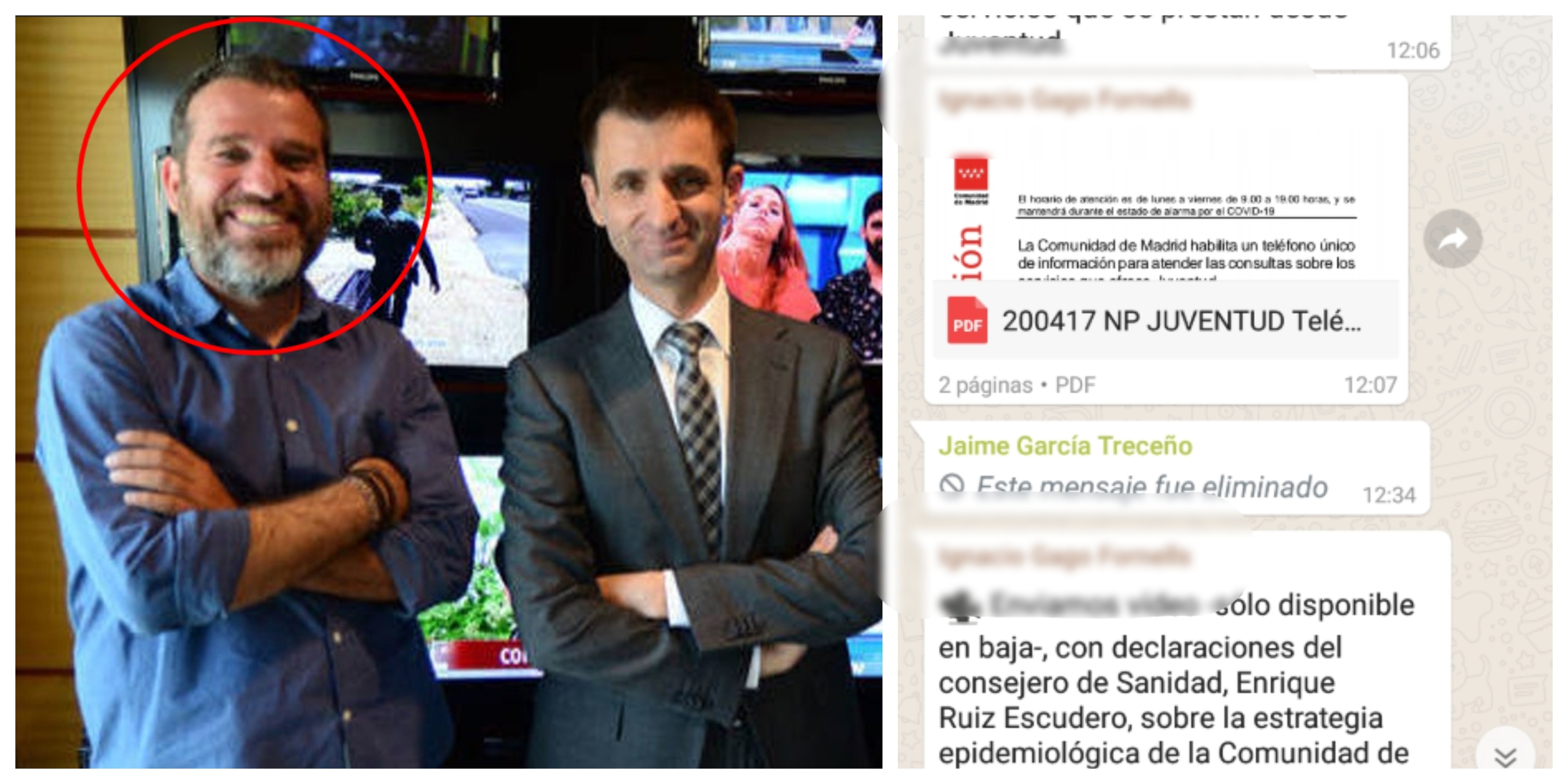 As&iacute; se destap&oacute; el esc&aacute;ndalo del 'comisario pol&iacute;tico' de Telemadrid que orden&oacute; atacar a Ayuso: intent&oacute; borrar su mensaje pero ya le hab&iacute;an pillado