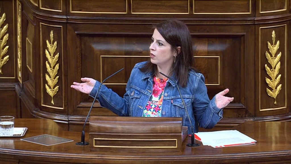 Adriana Lastra (PSOE) patalea en redes sociales tras el fiasco de la moción: "¡El PP corrompe la política!"