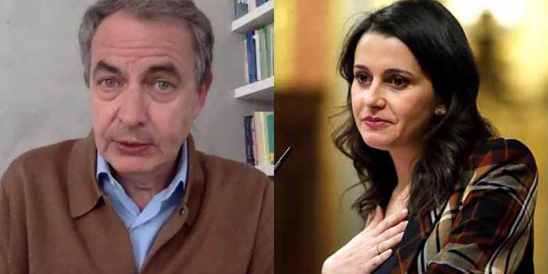 La que faltaba por caerle a In&eacute;s Arrimadas: Zapatero, el amigo de Maduro, elogia su apoyo al socialcomunismo