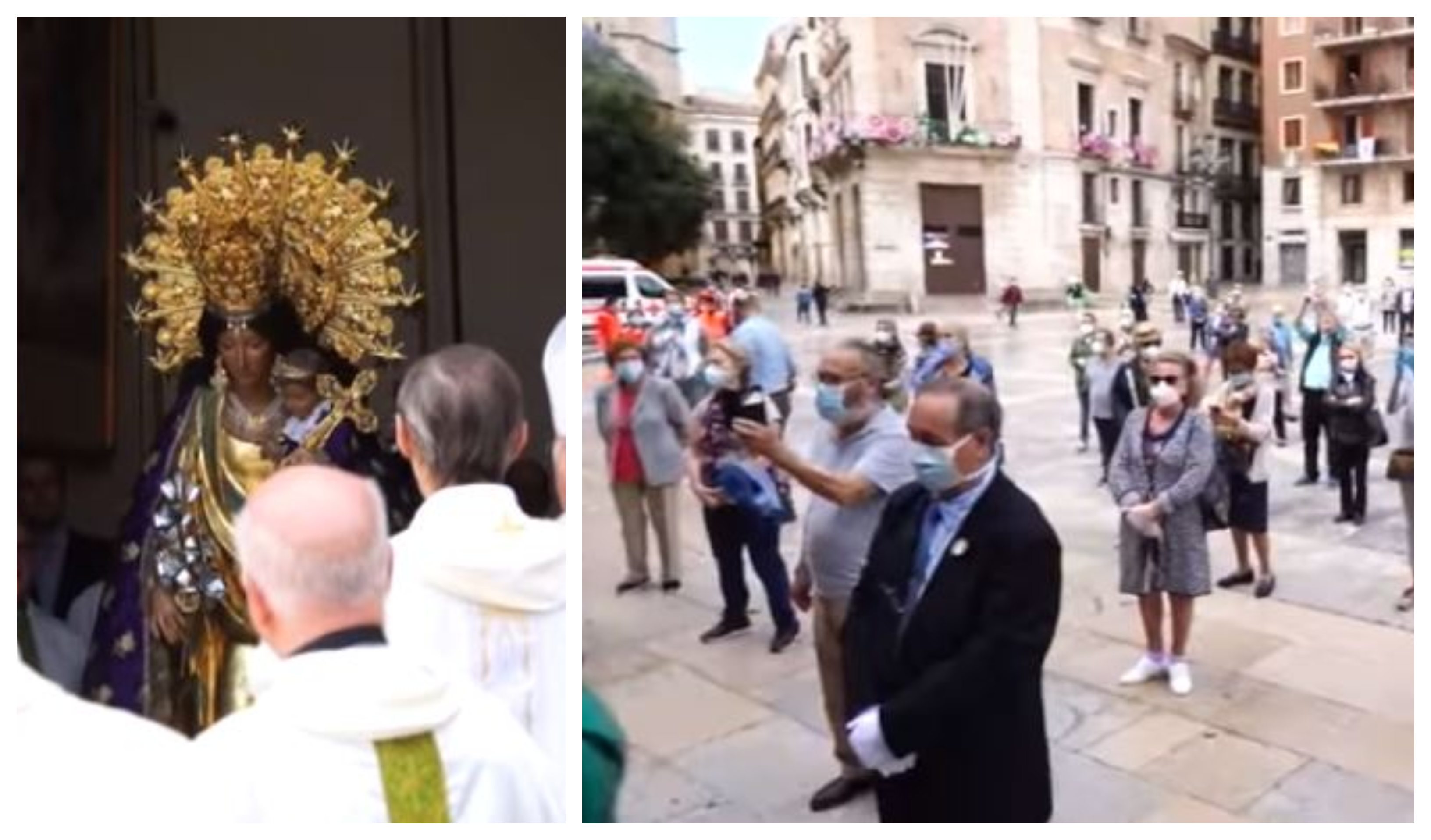 La Policía pide multar al Arzobispado de Valencia por sacar la imagen de la Virgen en medio del estado de alarma