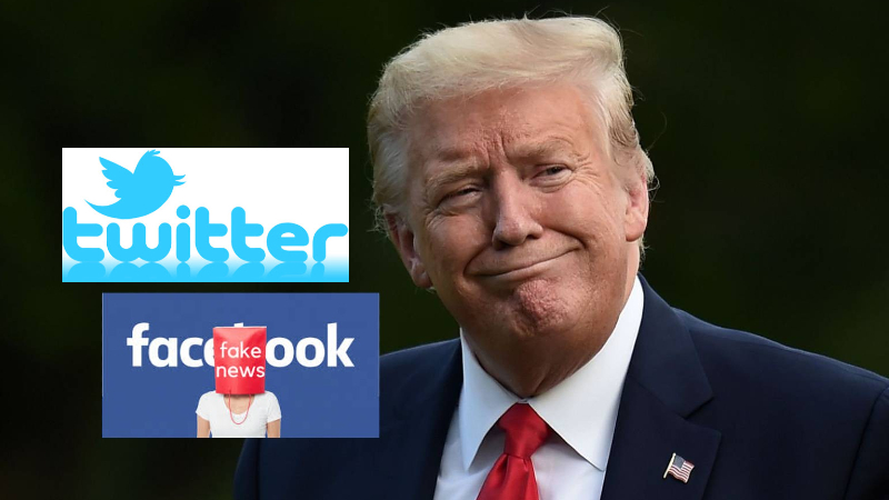 Trump amenaza a Twitter, Facebook y Google con eliminar la ley por la que ahora no son 'responsables' del contenido