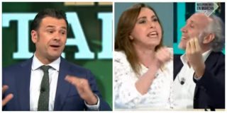 Angélica Rubio, a insulto pelado contra Eduardo Inda y con Iñaki López a por uvas: "Indecente, mentiroso, no te metas con nosotros"