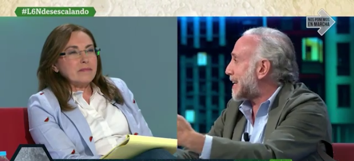 Inda desbarata en un soberbio minuto las acusaciones de Rubio contra Ayuso