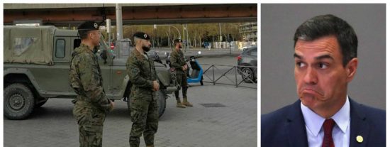 Los soldados abren otro flanco en el Gobierno de S&aacute;nchez: denuncian la falta de tests y equipos de protecci&oacute;n individual