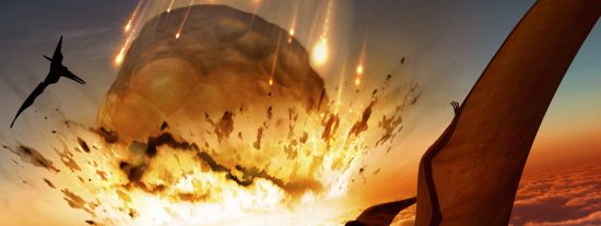 As&iacute; fue el impacto del asteroide que caus&oacute; la extinci&oacute;n de los dinosaurios y&nbsp;75% de la vida en el planeta