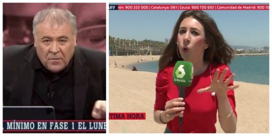 El Quilombo / Un rabioso Ferreras llama 'tontos de la ultraderecha' a los que se burlaron de &eacute;l por las playas "abarrotadas" de La Barceloneta