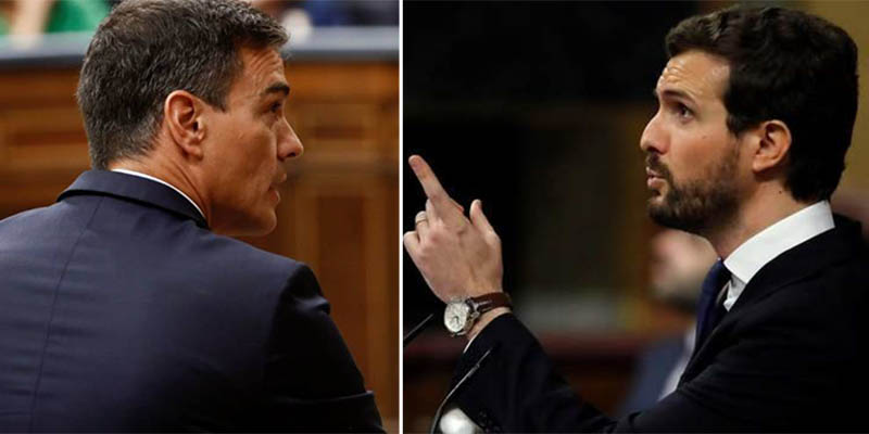 Pablo Casado fulmina a S&aacute;nchez en el Congreso: "Ya no le queda ni un partido al que enga&ntilde;ar ni un espa&ntilde;ol al que mentir"