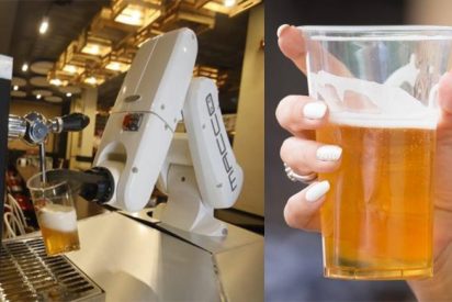 Así es el robot sevillano que sirve 600 cervezas por hora y evita los contactos de riesgo por coronavirus