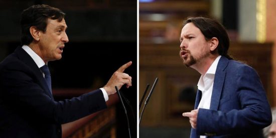 Rafael Hernando pone en su sitio a Pablo Iglesias, coautor de la cat&aacute;strofe sanitaria: "A ver Coletas..."