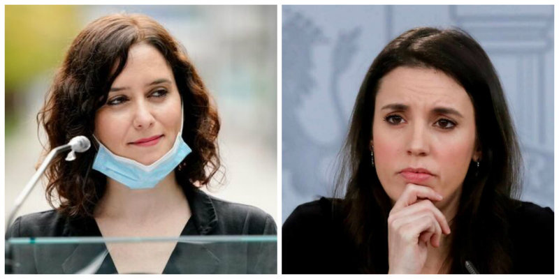 D&iacute;az Ayuso sale en defensa de la empresa 'extorsionada' por el ministerio de Irene Montero