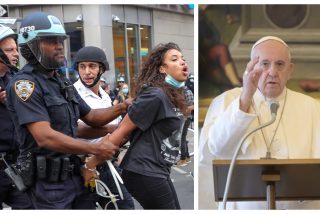 El Papa lamenta "el pecado del racismo" pero advierte que "nada se gana con violencia"