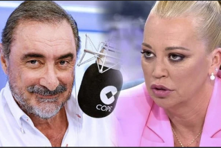 Carlos Herrera tienta a Bel&eacute;n Esteban para llev&aacute;rsela a COPE, ante el acoso de Javier V&aacute;zquez en Telecinco