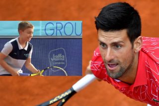 Novak Djokovic 'pierde' un punto con el ni&ntilde;o recogepelotas y revoluciona el Planeta Tenis