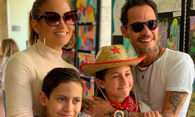 Jennifer López envía un tierno mensaje a su ex Marc Anthony en el Día del Padre