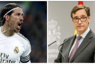 Sergio Ramos regatea al ministro Illa para no ser usado en una foto propagand&iacute;stica con el Gobierno del coronavirus