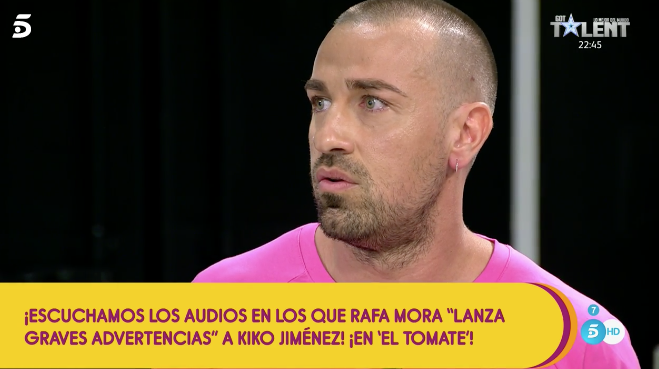 Rafa Mora abandona ‘Sálvame’ llorando tras una bronca sin precedentes