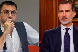Monedero se pone hist&eacute;rico por el saludo de Felipe VI a los venezolanos e insulta a la Familia Real: "ladrones"