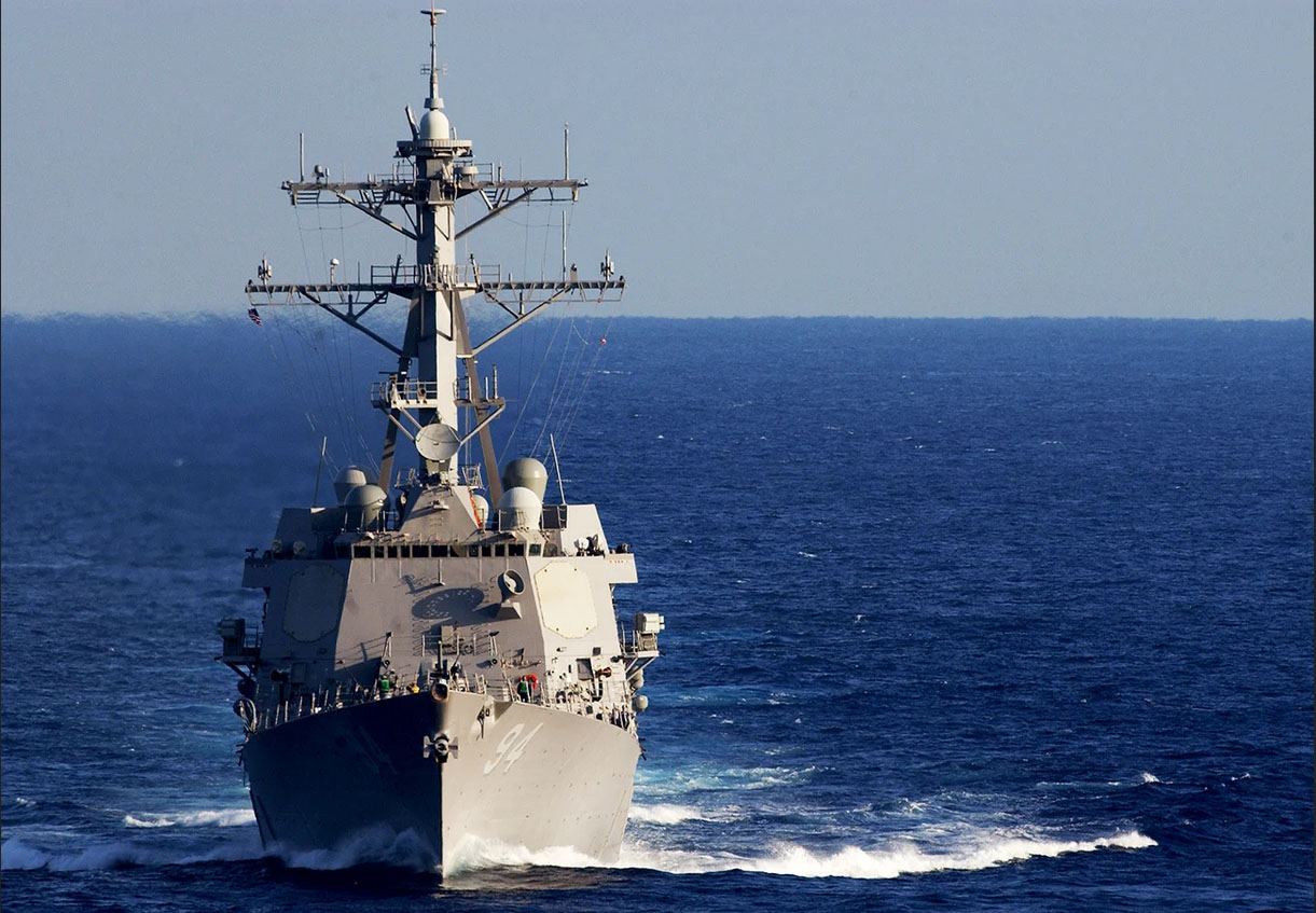 Un destructor de EEUU navega en las aguas del Caribe 'expropiadas' por el r&eacute;gimen de Maduro