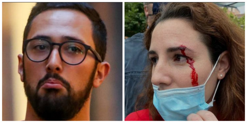 El condenado Valtonyc jalea la pedrada a Roc&iacute;o de Meer y las amenazas de muerte a Santiago Abascal