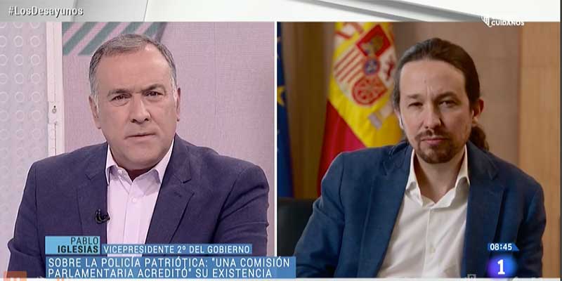 Fortes sirve en bandeja a Iglesias los medios p&uacute;blicos para que siga extendiendo la idea de la conspiraci&oacute;n 'golpista' en contra del Ejecutivo