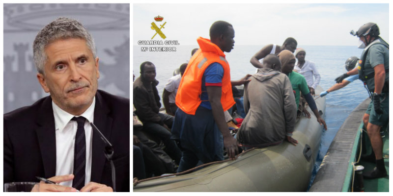 La cifra que provoca el p&aacute;nico en la Guardia Civil ante la dejadez de Marlaska: M&aacute;s de 9.000 inmigrantes han alcanzado las costas en plena pandemia