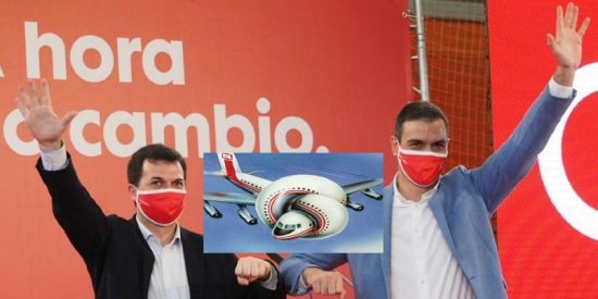 Pedro S&aacute;nchez se 'inventa' una aver&iacute;a del jet privado para no ir al cierre de campa&ntilde;a del PSOE en Galicia