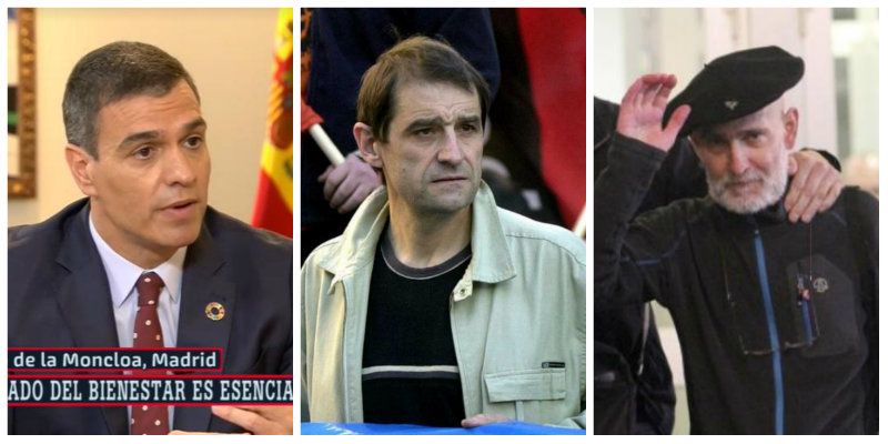 Pedro Sánchez se arrodillará ante Bildu y hará del etarra Josu Ternera su nuevo 'Bolinaga'