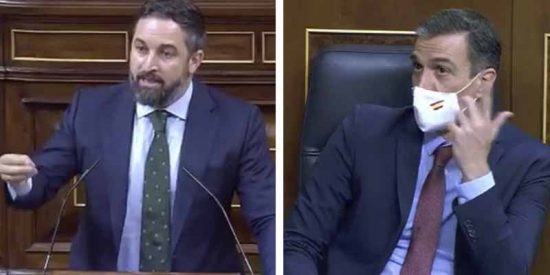 Abascal advierte al "tirano" Sánchez: "Si decreta el estado de alarma saldremos en caravana contra esta mafia"