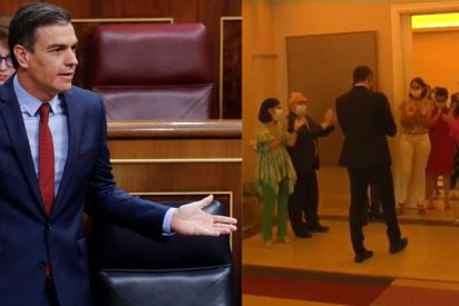 Pedro S&aacute;nchez, v&iacute;ctima de la hemeroteca y del pat&eacute;tico 'aplauso ministerial': "Rajoy presume del rescate como si fuera una victoria"