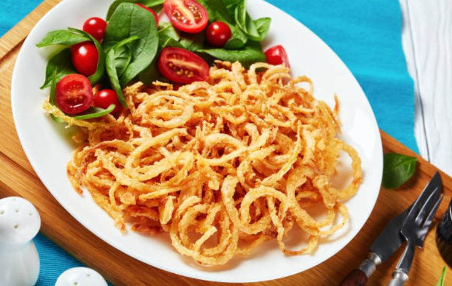 Cebolla frita a la francesa,