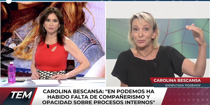 Bescansa se suma al apaleamiento a Pablo Iglesias en la venganza de los expodemitas: "Falt&oacute; compa&ntilde;erismo"