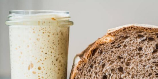 masa madre para pan casero