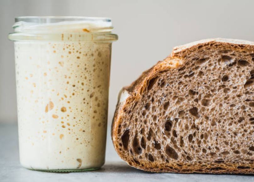 masa madre para pan casero