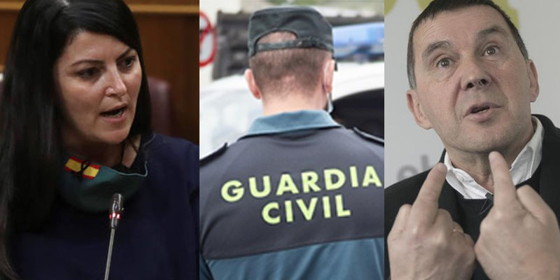 Macarena Olona zarandea a Otegi por arremeter contra la Guardia Civil: "Antes buscabas su nuca, ahora vas a encontrar a VOX"
