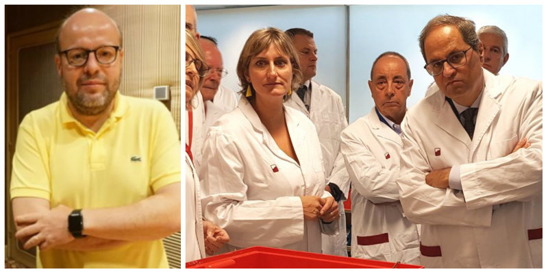 Sostres 'desenmascarilla' a Torra: "Esto era la independencia, los contagios descontrolados"
