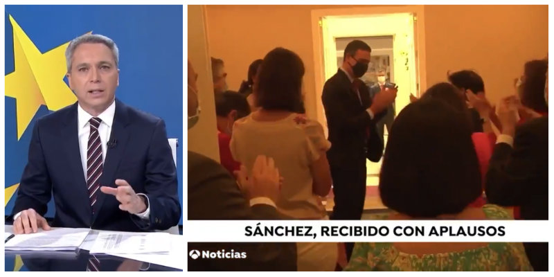 Vicente Vallés vuelve a arruinar la propaganda de Sánchez con una frase demoledora
