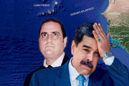 Alex Saab y Nicolás Maduro