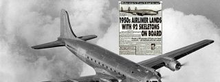 El avión que aterrizó 37 años después con 92 esqueletos a bordo